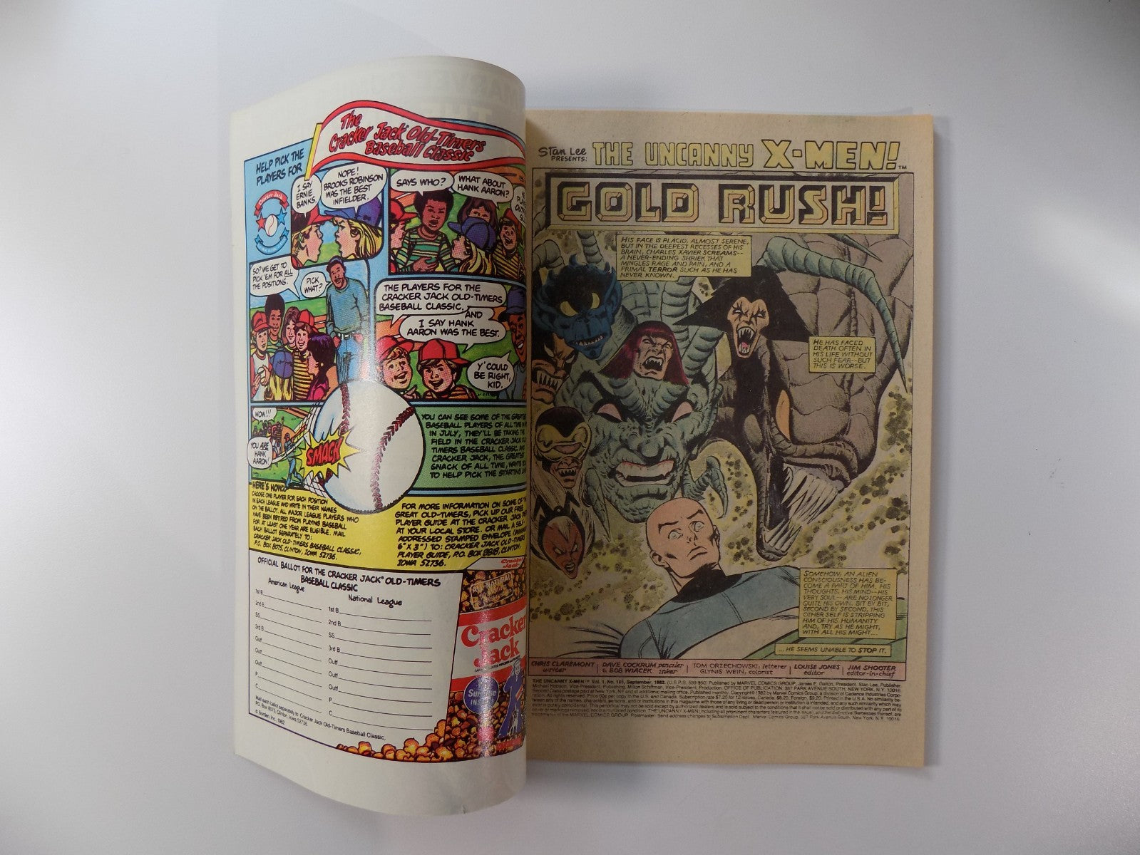 Uncanny X-Men #161 Magneto Origin Marvel Comic September 1982 Very Fine