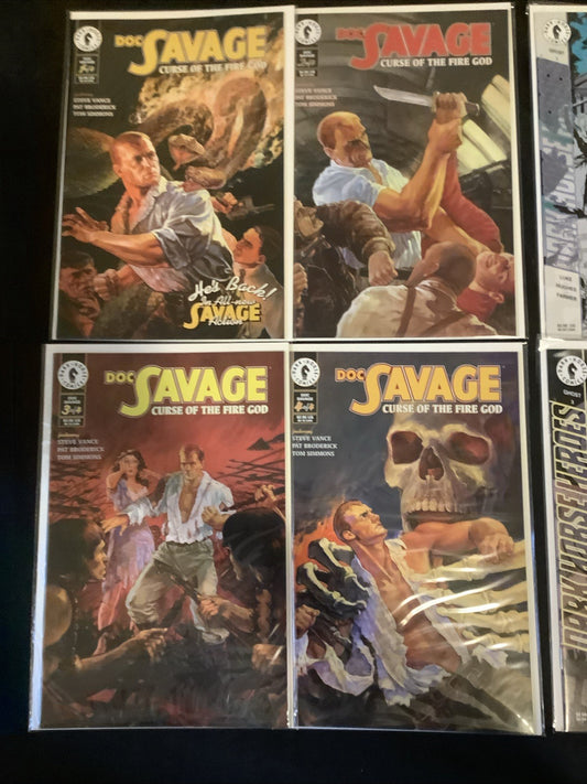 Dark Horse Bundle: Doc Savage #1-4, Ghost #1-4, GI Joe #1-4 + Variant, 13 Total