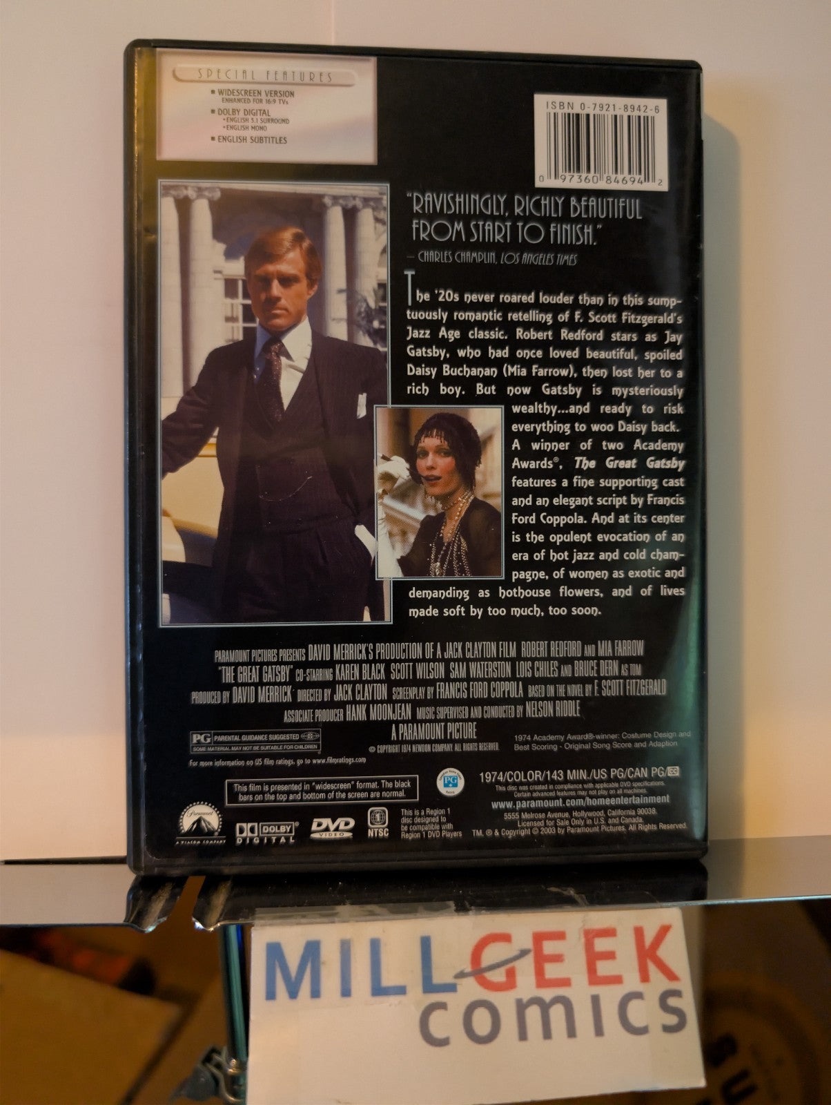 Citizen Kane / The Great Gatsby / Brooklyn, 3 Movie Set (Blu Ray & DVD) -JD