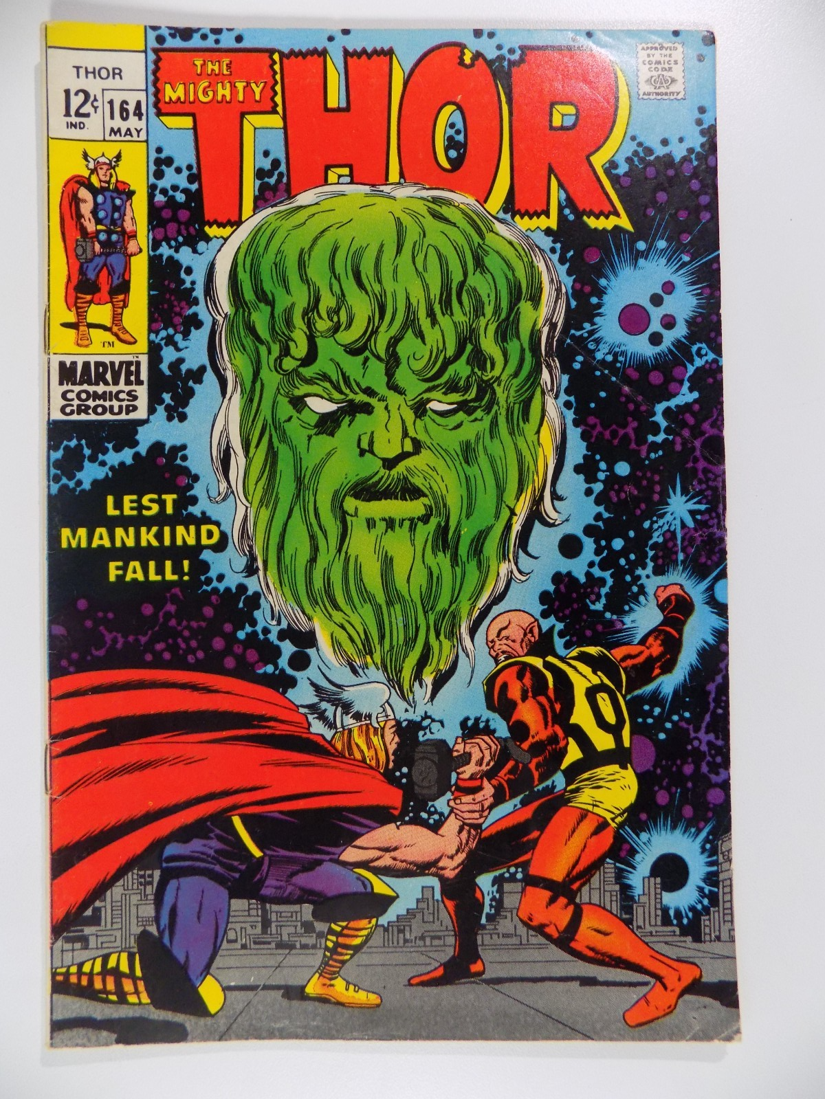 Thor #164 Marvel Comic May 1969 Fine/Very Fine