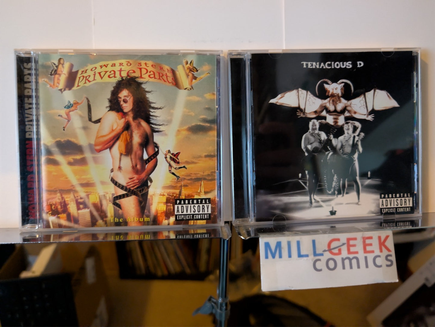 Rock and Comedy 2 CD Lot (Howard Stern, Tenacious D) -JD