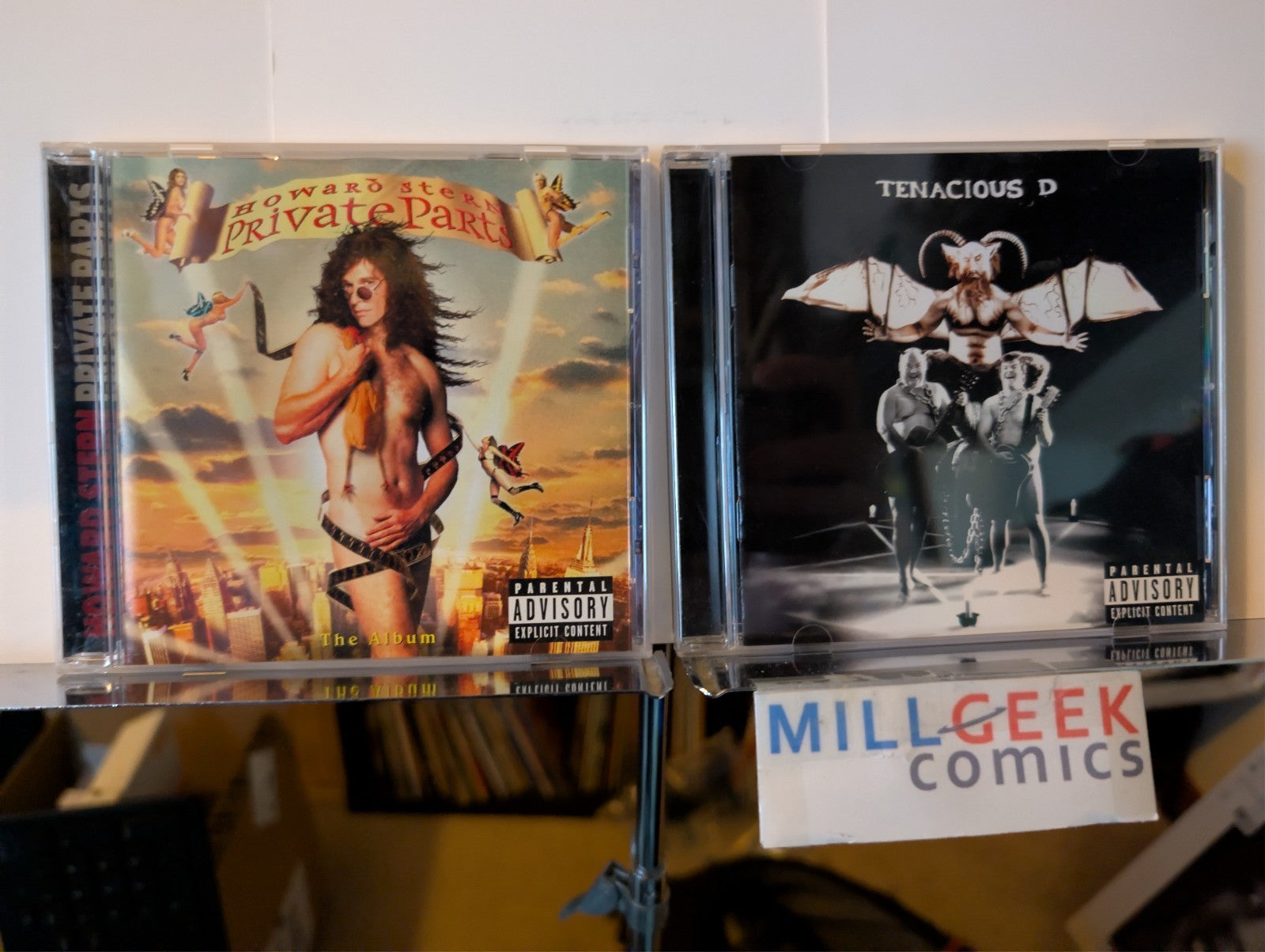 Rock and Comedy 2 CD Lot (Howard Stern, Tenacious D) -JD