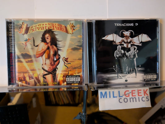 Rock and Comedy 2 CD Lot (Howard Stern, Tenacious D) -JD