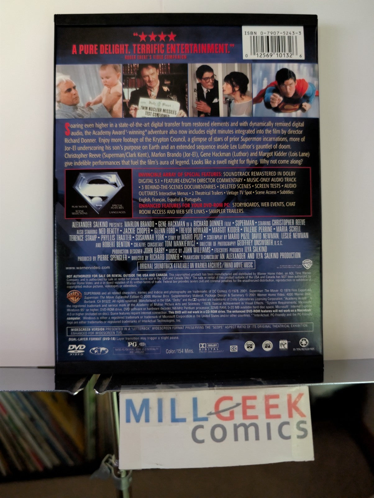 Superman: The Movie, Christopher Reeve (DVD) -JD