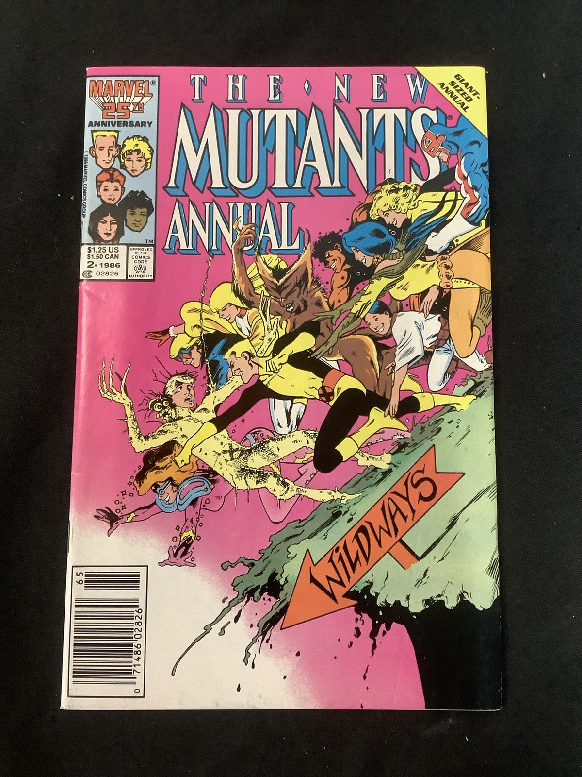 NEW MUTANTS ANNUAL #2 (1986) VF+ (8.5) 1st App Betsy As Psylocke, Newsstand
