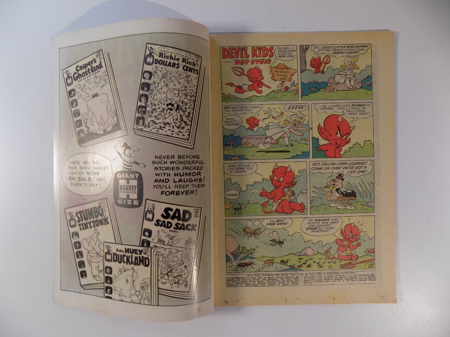 Devil Kids Starring Hot Stuff #19 Harvey Comic July 1965 Fine/Very Fine
