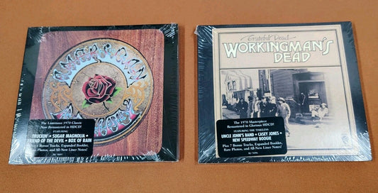 Grateful Dead-American Beauty/Workingman's Dead, 2x Cd's, Rhino, HDCD, Sealed JD
