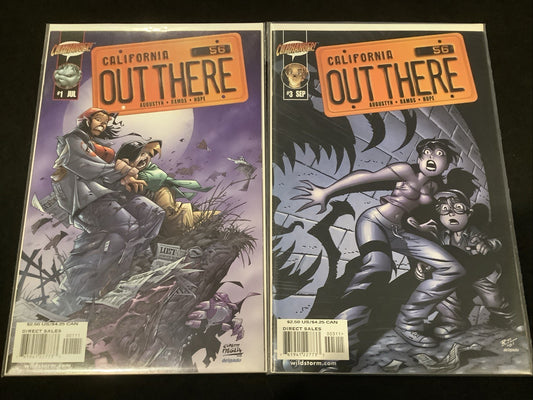 Out there ##1-18 + Variants Complete Comic Set, Cliffhanger, Augustyn/Ramos