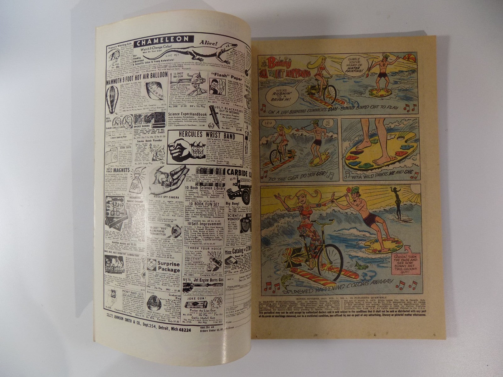 Bunny #5 Harvey Comic October 1968 Fine