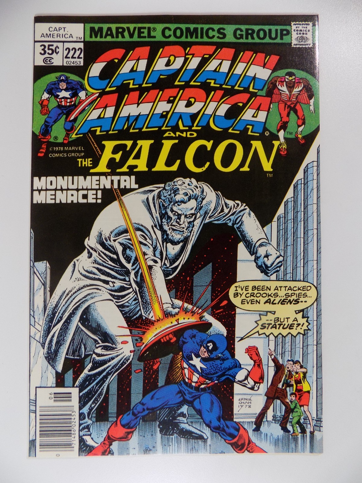Captain America #222 Marvel Comic June 1978 Near Mint