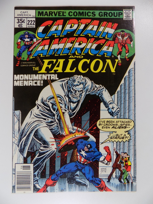 Captain America #222 Marvel Comic June 1978 Near Mint
