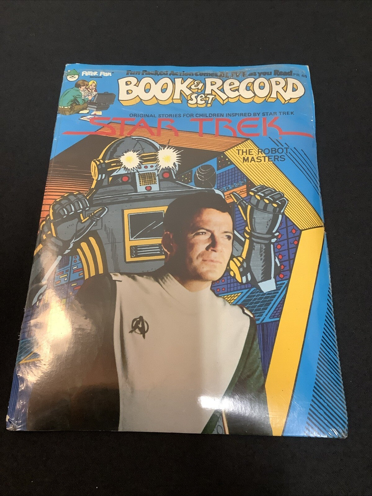 STAR TREK Book And Record Set Bundle: Robot Master, Passage To Moauv, 1979