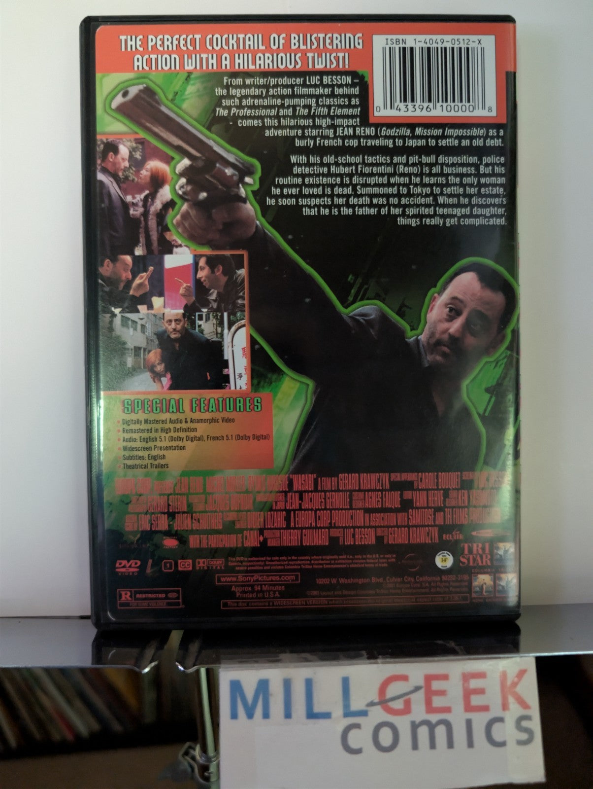Romeo Must Die / Wasabi, Jet Li & Jean Reno, 2 Movie Lot (DVD) -JD