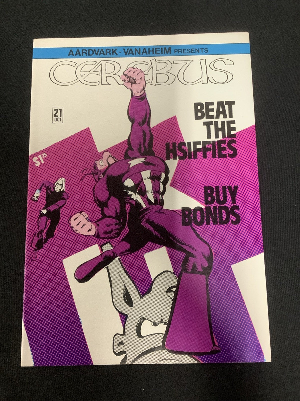 Cerebus #21 (Aardvark-Vanaheim October 1980) VF/NM (9.0) 1st Captain Cockroach