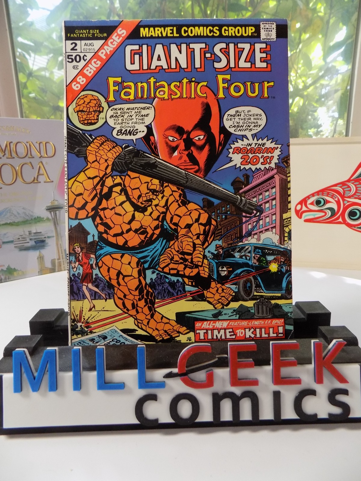 Giant-Size Fantastic Four #2 Marvel Comic August 1974 Very Fine-