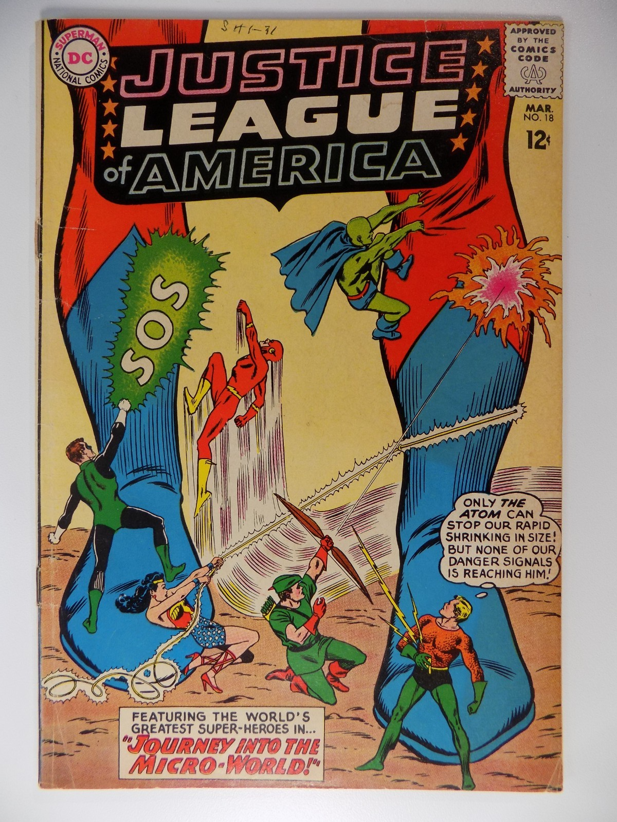Justice League of America #18 DC Comic March 1963 Very Good+