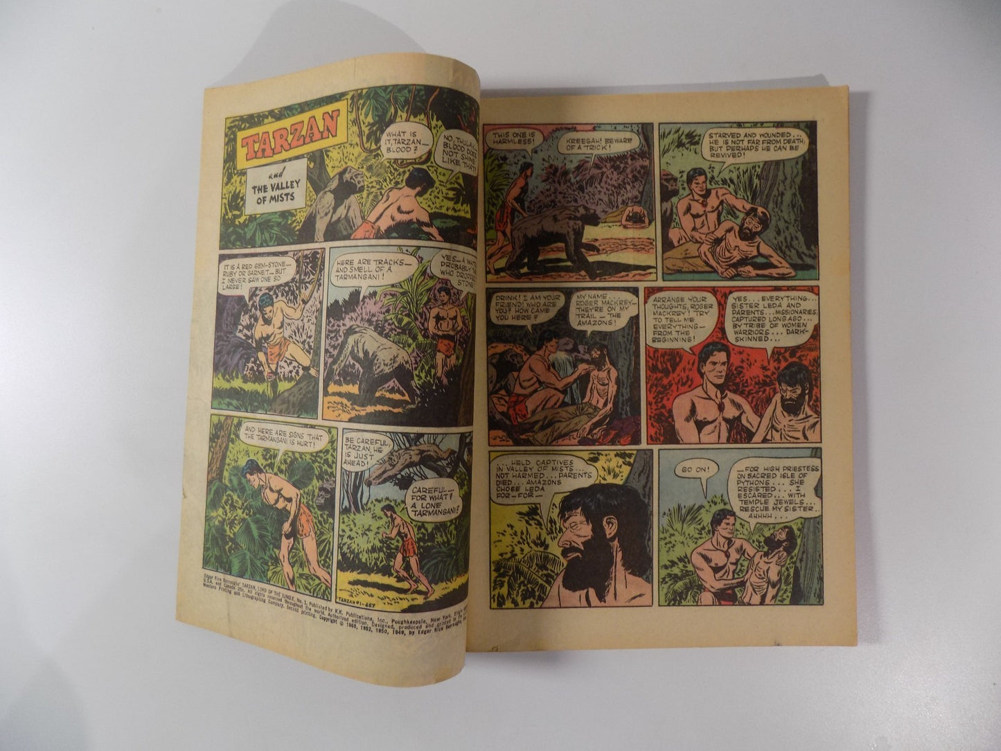 Tarzan Lord o/t Jungle #1 Gold Key Giant Comic 1965 Fine/Very Fine