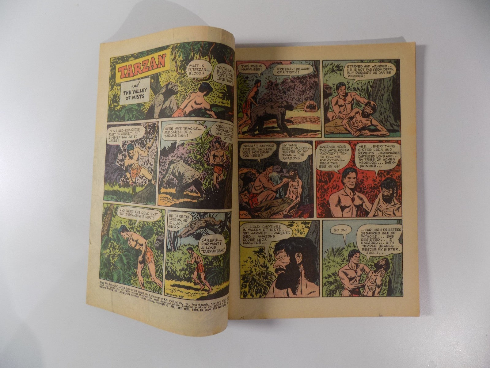 Tarzan Lord o/t Jungle #1 Gold Key Giant Comic 1965 Fine/Very Fine