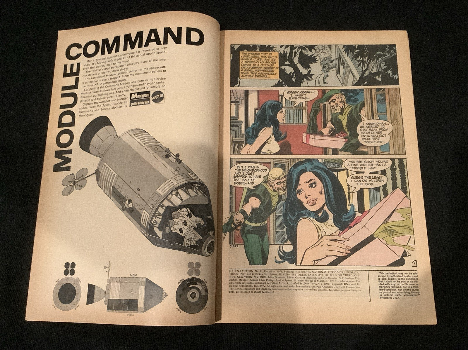 Green Lantern #82 (DC Comics Feb-Mar 1971) F/VF (7.0) Denny O’Neil, Neal Adams