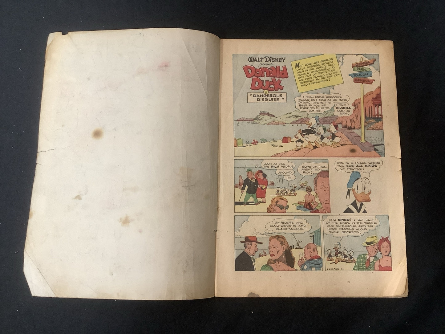 Walt Disney’s Donald Duck #308 (1951) G (2.0) Canadian Edition, See Description