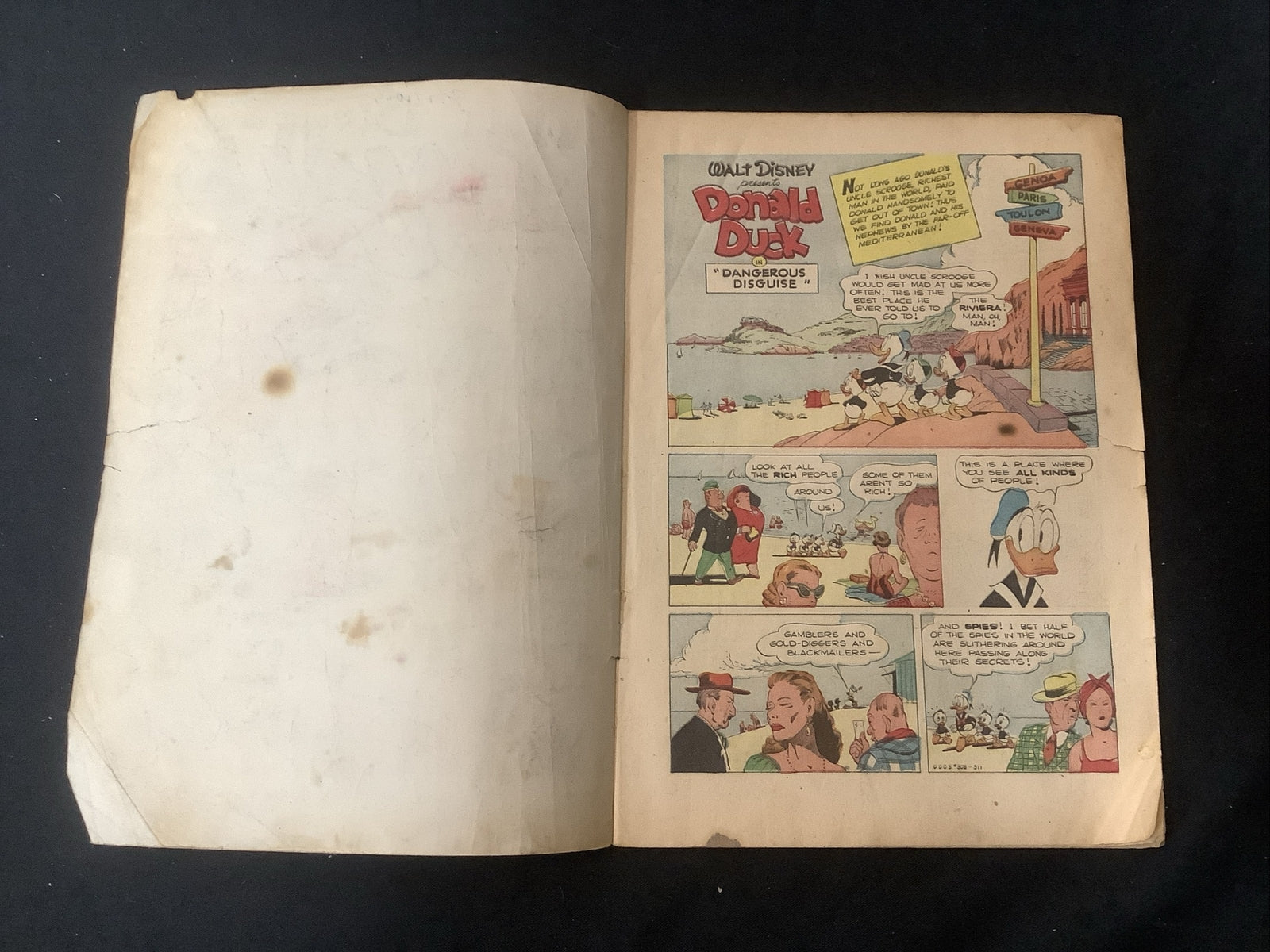 Walt Disney’s Donald Duck #308 (1951) G (2.0) Canadian Edition, See Description