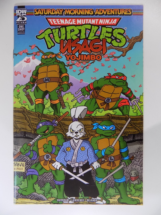 TMNT/Usagi Yojimbo Saturday Morning Adventures RI 1:50 Variant IDW Near Mint-