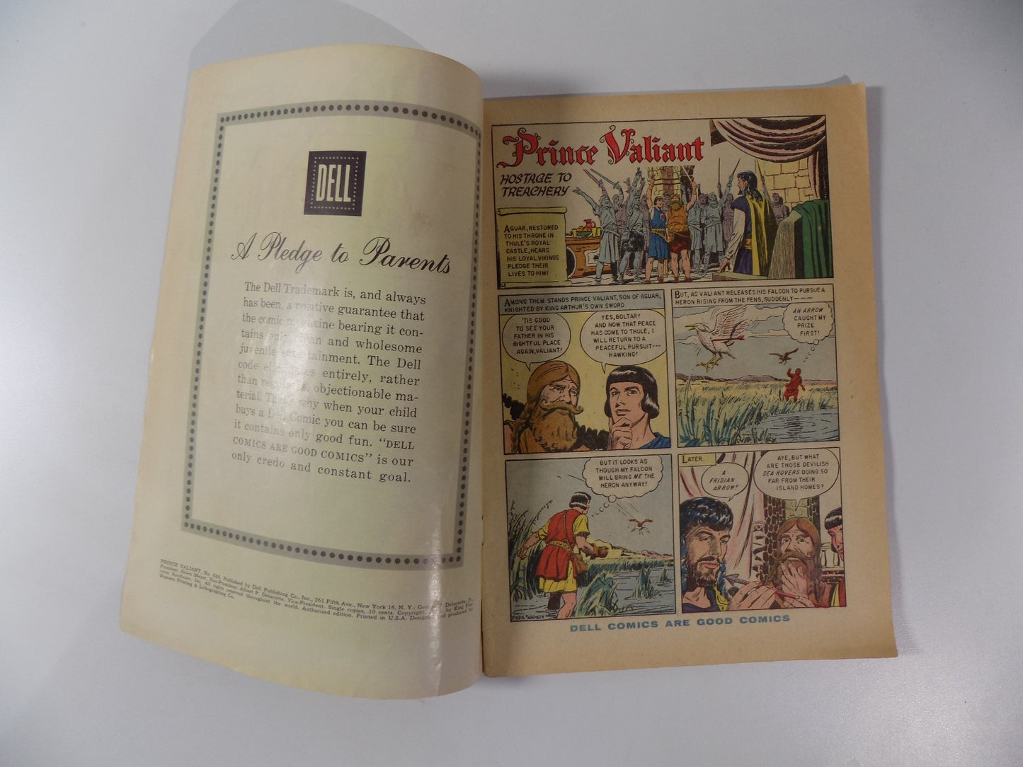 Four Color Prince Valiant #650 Dell Comic 1955 Fine