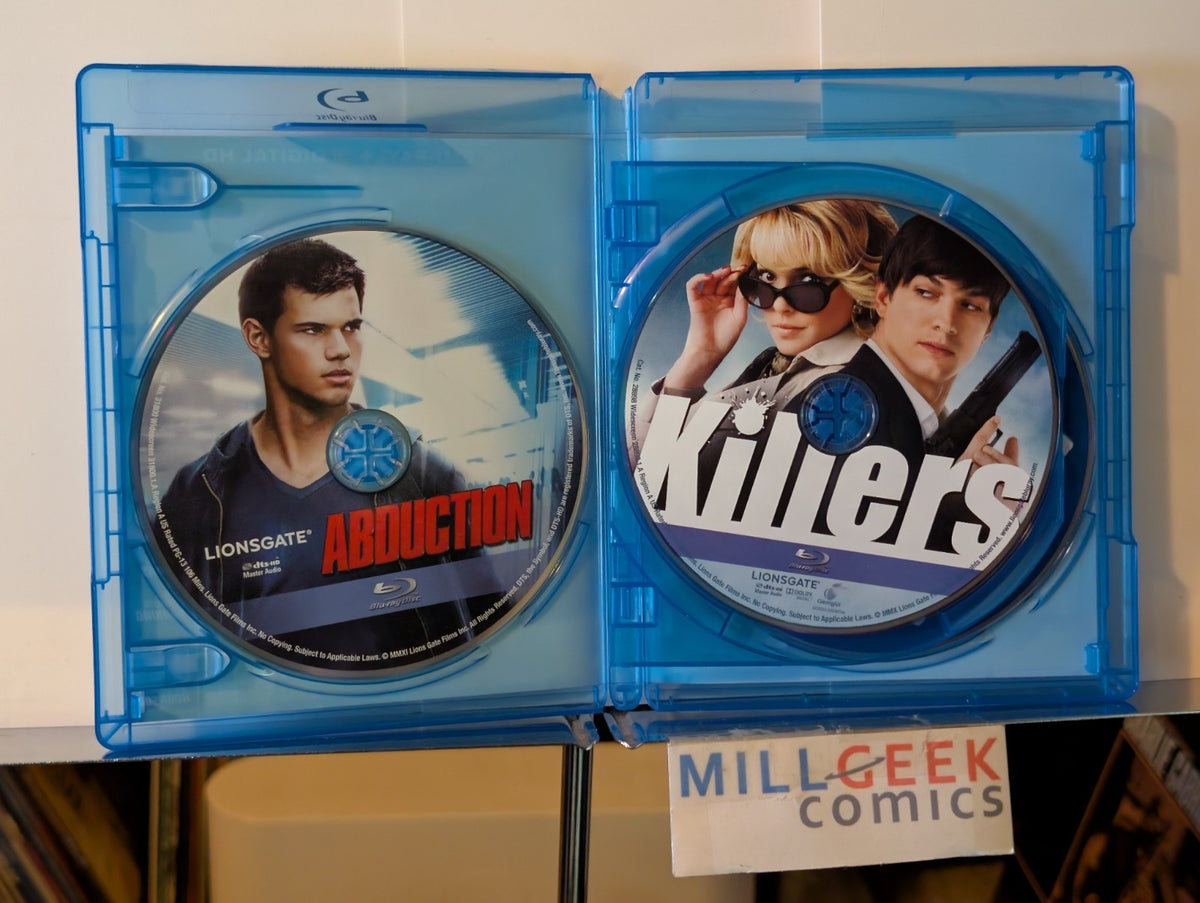 Abduction / Killers / Push - 3 Movie Set (Blu-ray 2009) -JD