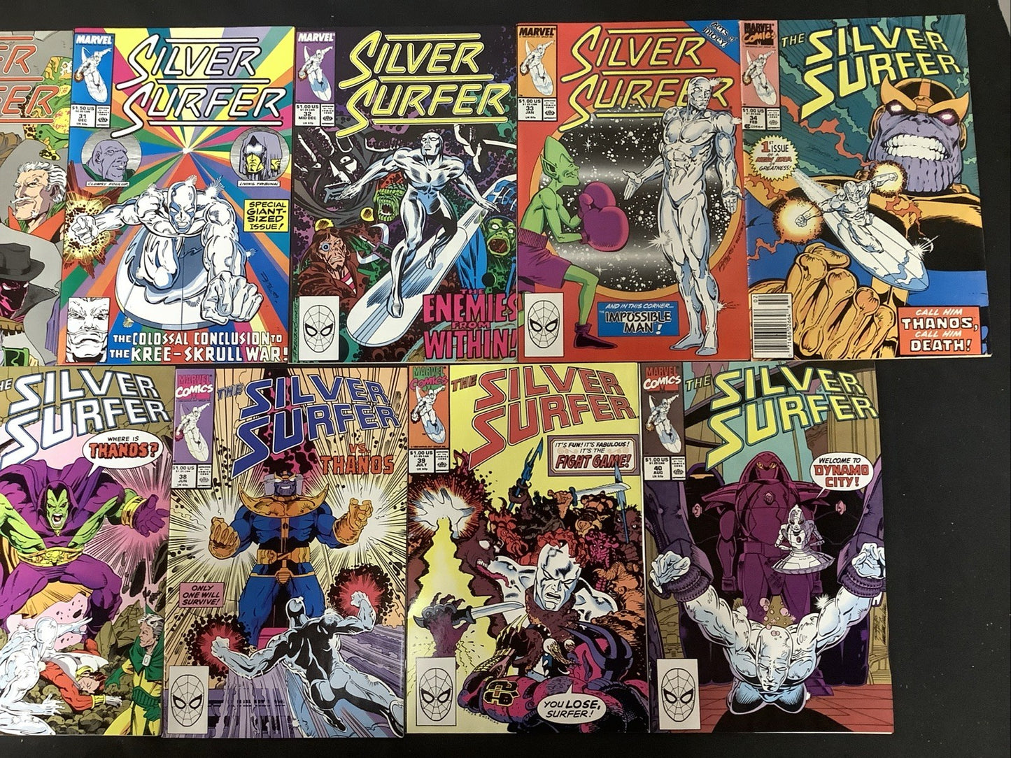 Silver Surfer #1-82 + #50 Comic Lot, Reader Copies, 1st App Infinity Gauntlet