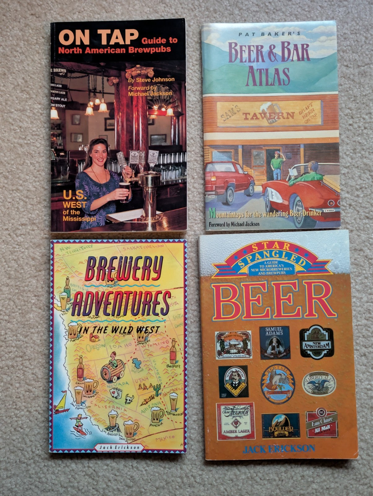 Classic Beer Guides to North American Brewpubs, 4 Book Lot, Paperback -JD