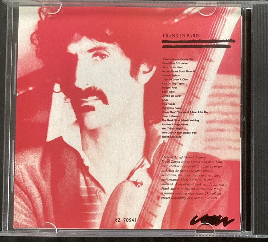 Any Way the Wind Blows by Frank Zappa (2 CD Set) Rare Misprint! Out Of Print!-JD