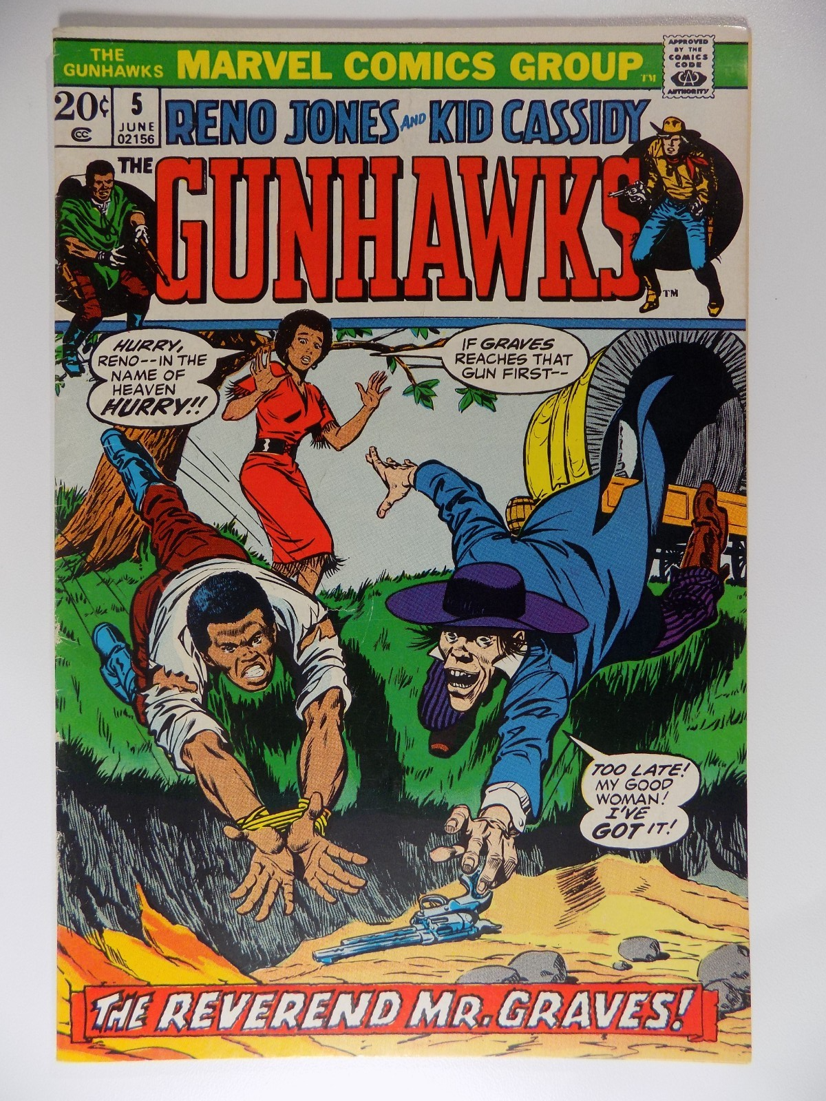 Gunhawks #1-7 Marvel Comics 1972-73