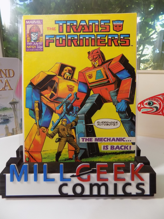 Transformers #121 Marvel Comic England July 11th1987 Near Mint