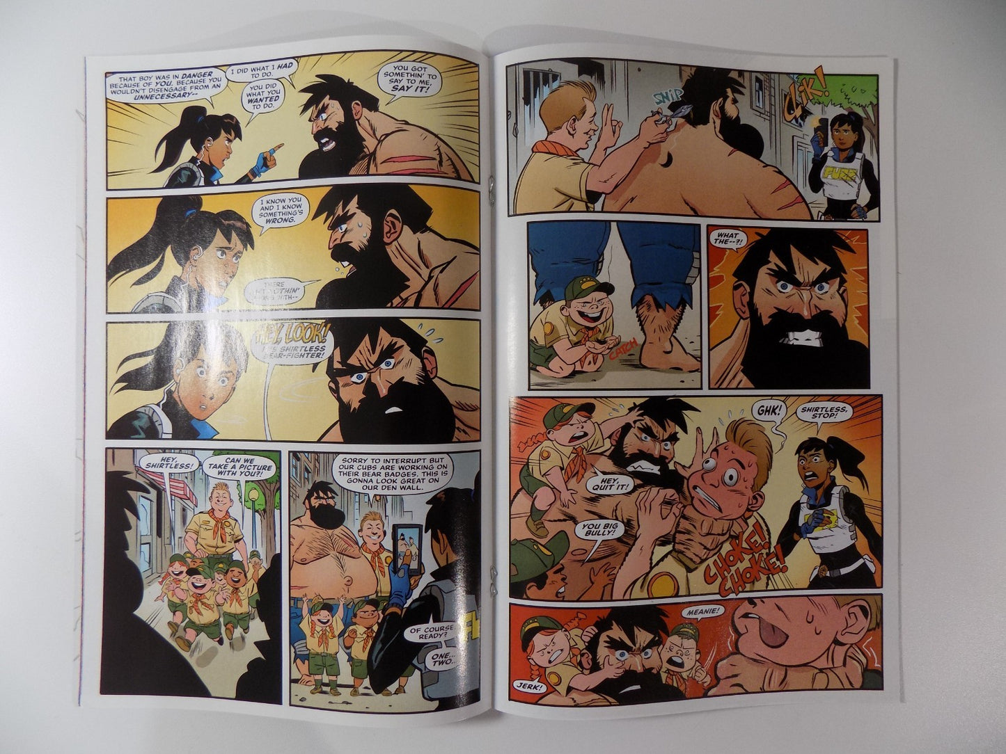 Shirtless Bear Fighter 2! #1 Image Comic 1:10 Variant Tough Book! Near Mint-