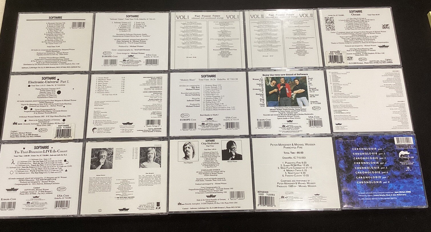 Software the band, 13 CD lot +2 bonus disk LIKE NEW -JD