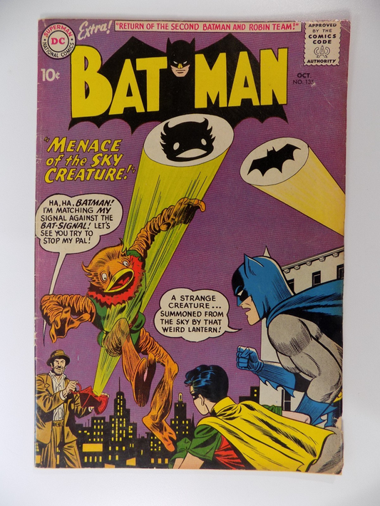 Batman #135 DC Comic October 1960 Fine+