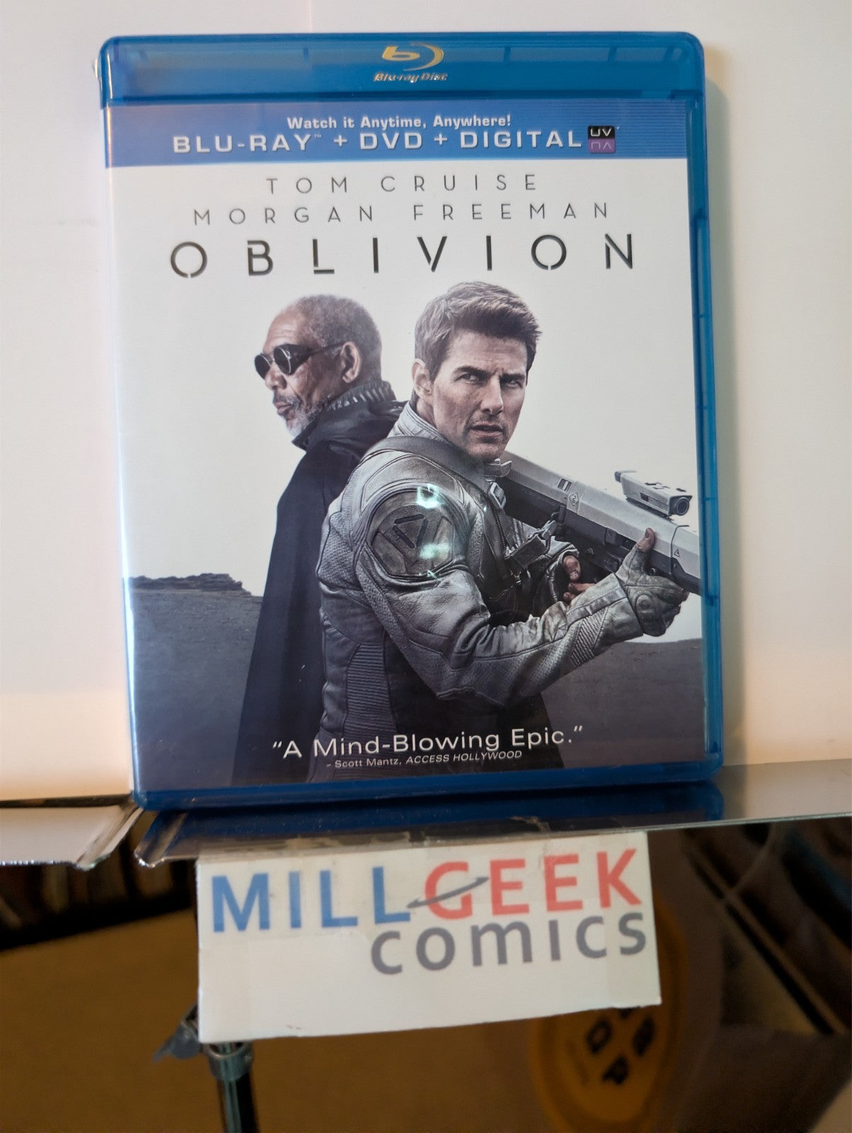 Transcendence / Oblivion, 2 Sci-Fi Movies (Blu-Ray) -JD