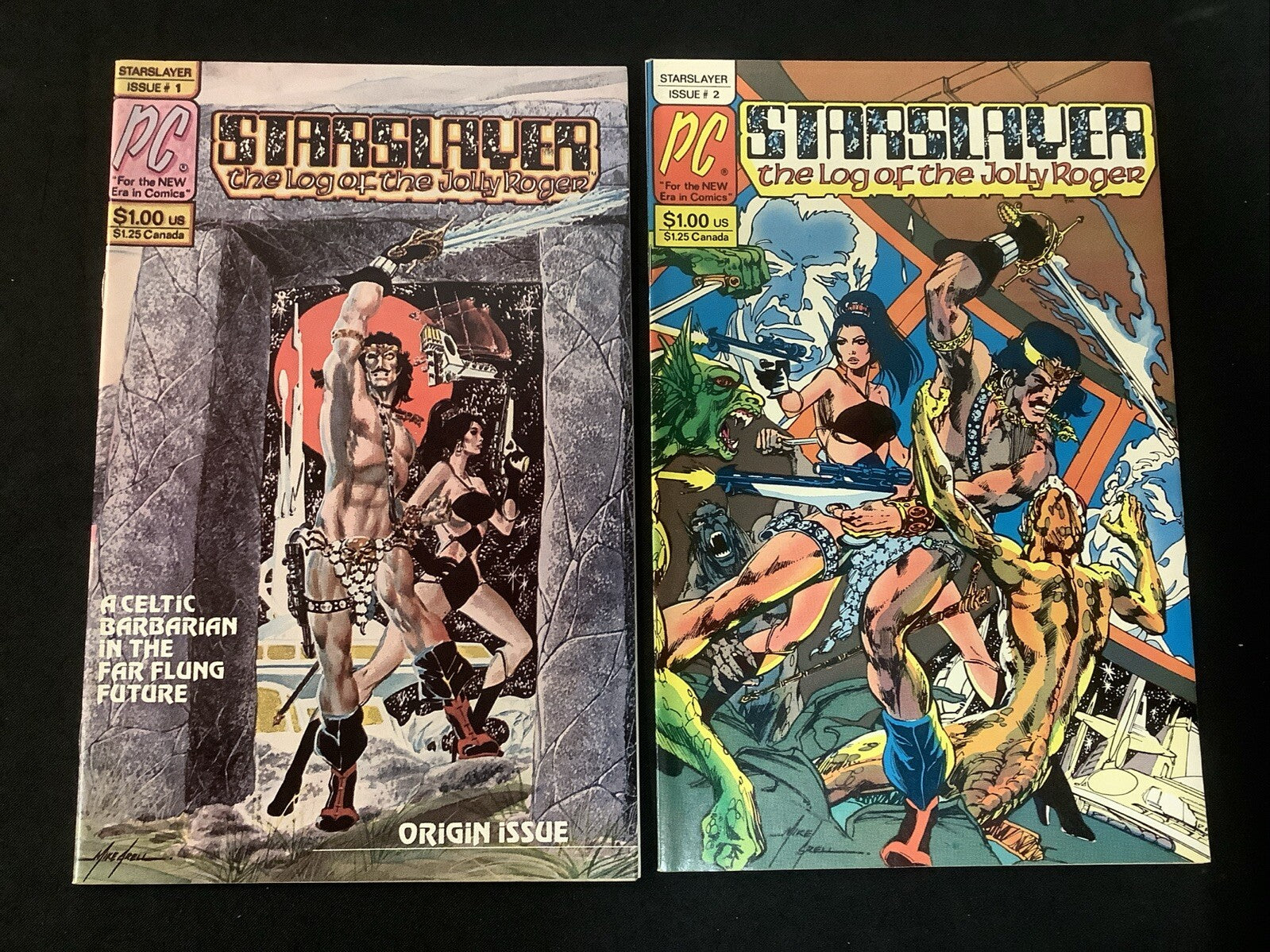 Starslayer #1-16 Comic Lot, 1st App/Origin Rocketeer, Mike Grell, Dave Stevens
