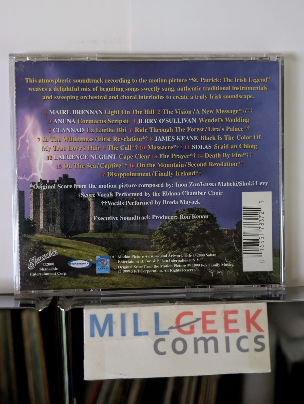 St. Patrick, The Irish Legend - The Motion Picture Soundtrack, Inon Zur -JD