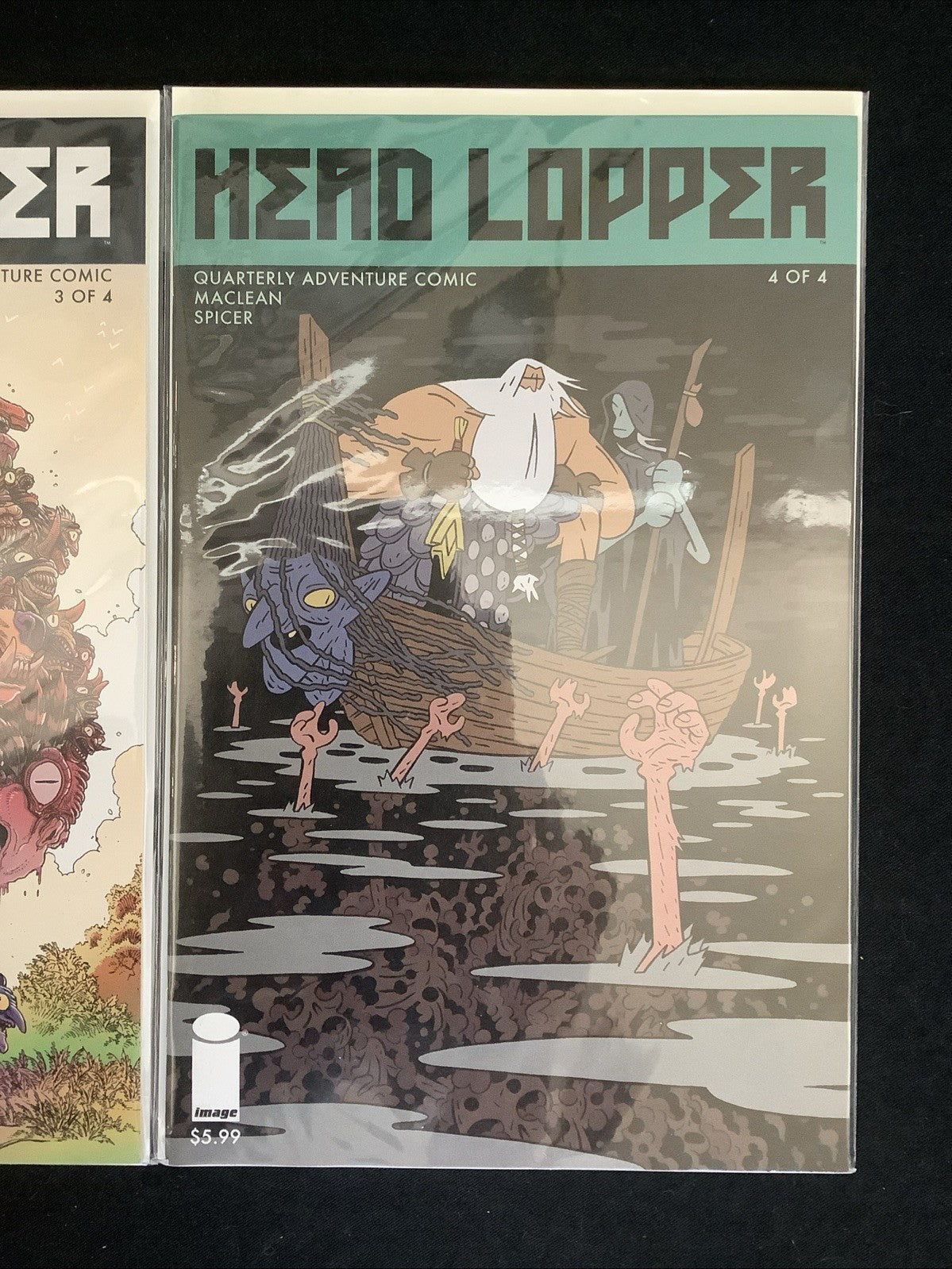 Head Lopper #1-4 Complete Comic Set, Image Comics, Andrew Maclean, 2015