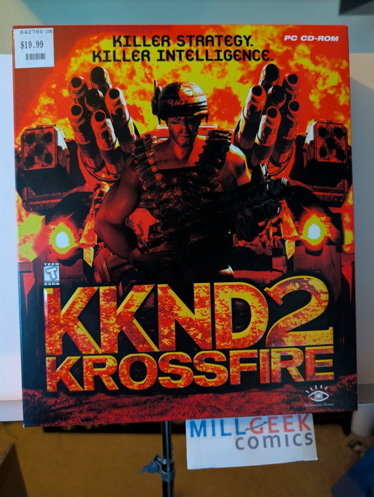 KKND2 Krossfire, Big Box Complete, Disc is new/sealed, PC CD-ROM -JD