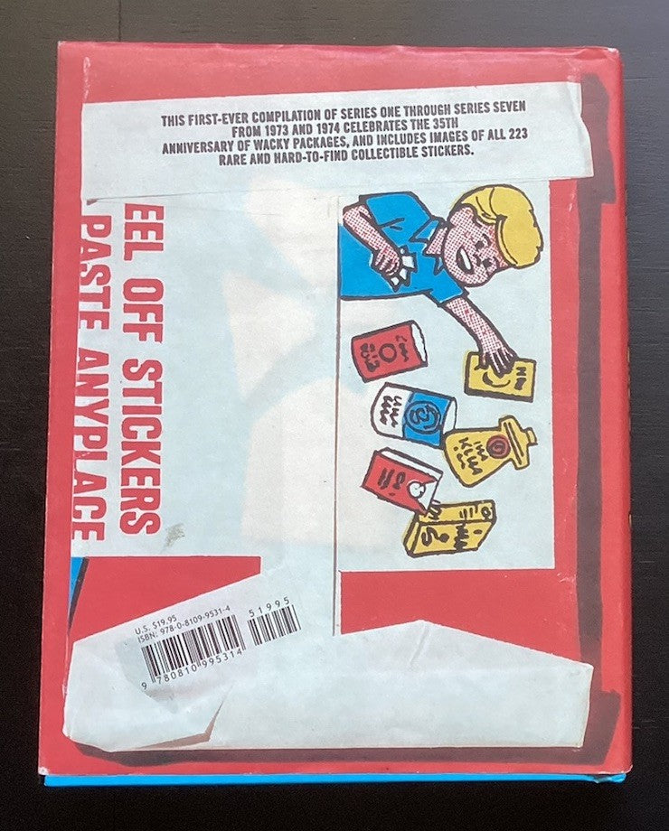 Wacky Packages by Topps, Hardcover Book, 2008 + BONUS STICKERS JD
