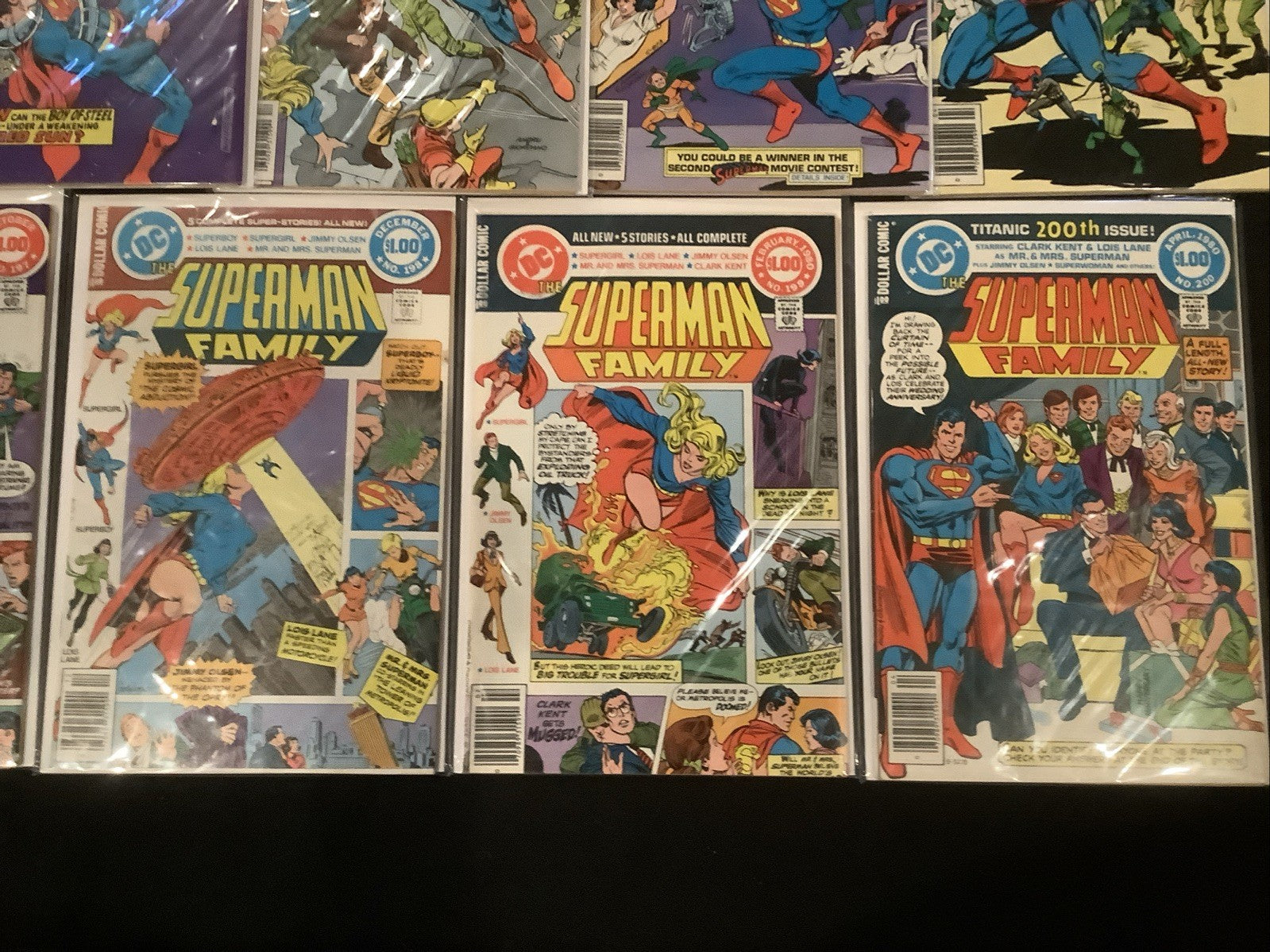 The Superman Family #188-213 Comic Lot, DC Comics, Ross Andru, Gerry Conway,1978