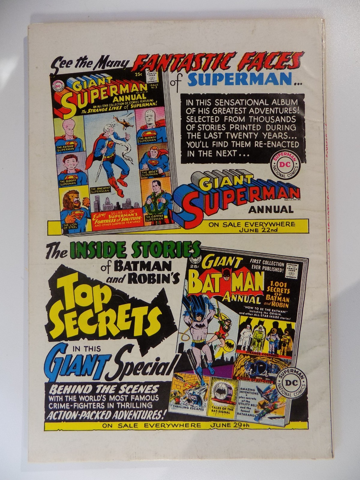 Secret Origins #1 DC Comic 1961 Fine-