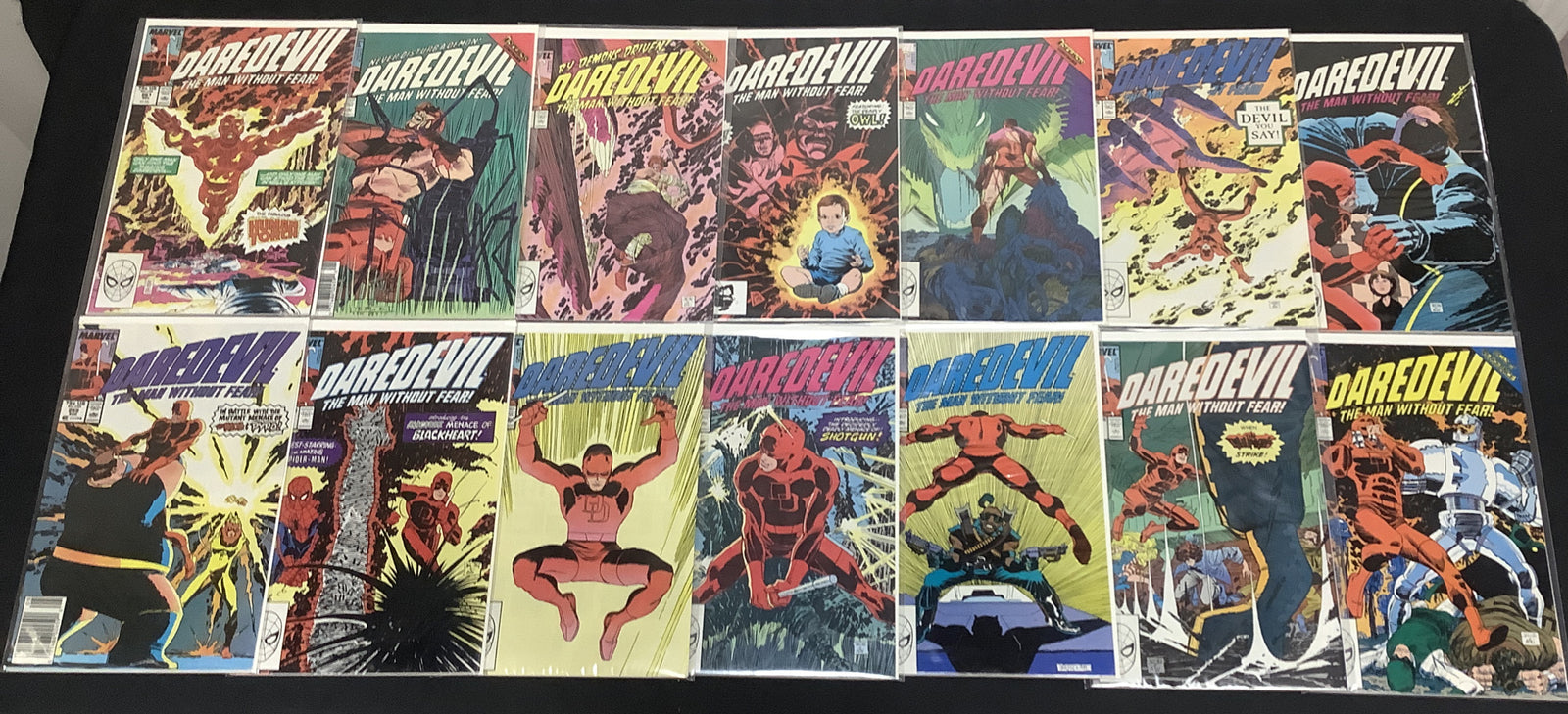 Daredevil 261-275 (missing #268) Comic Lot, 1st App Blackheart, John Romita Jr.