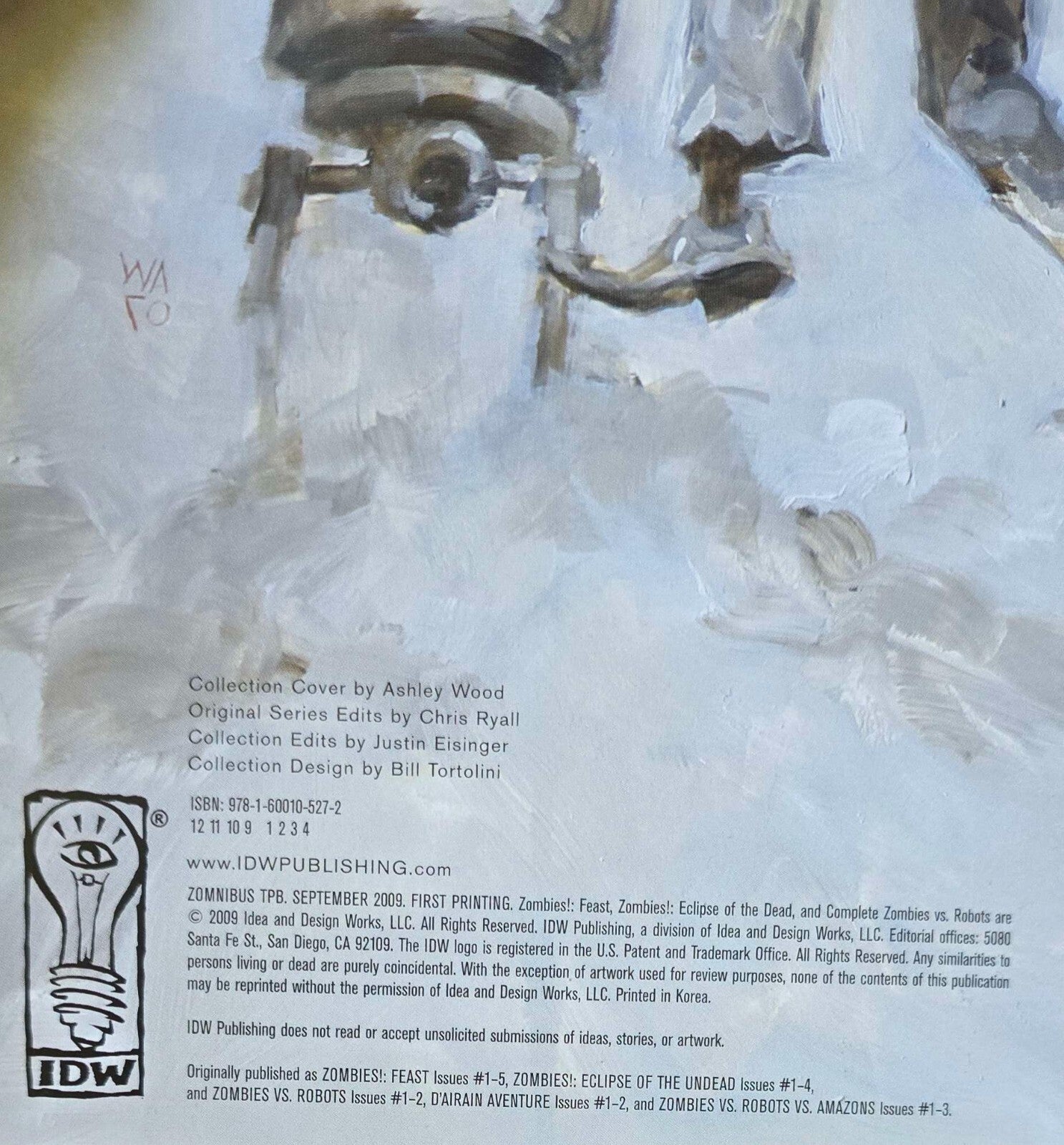 Zomnibus Volume. 1 - Ashley Wood! (1st Printing, Sep 2009)