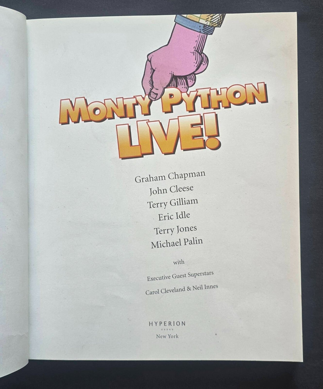 Monty Python Live! by Graham Chapman, Terry Gilliam, etc. (1st Ed 2009) JD