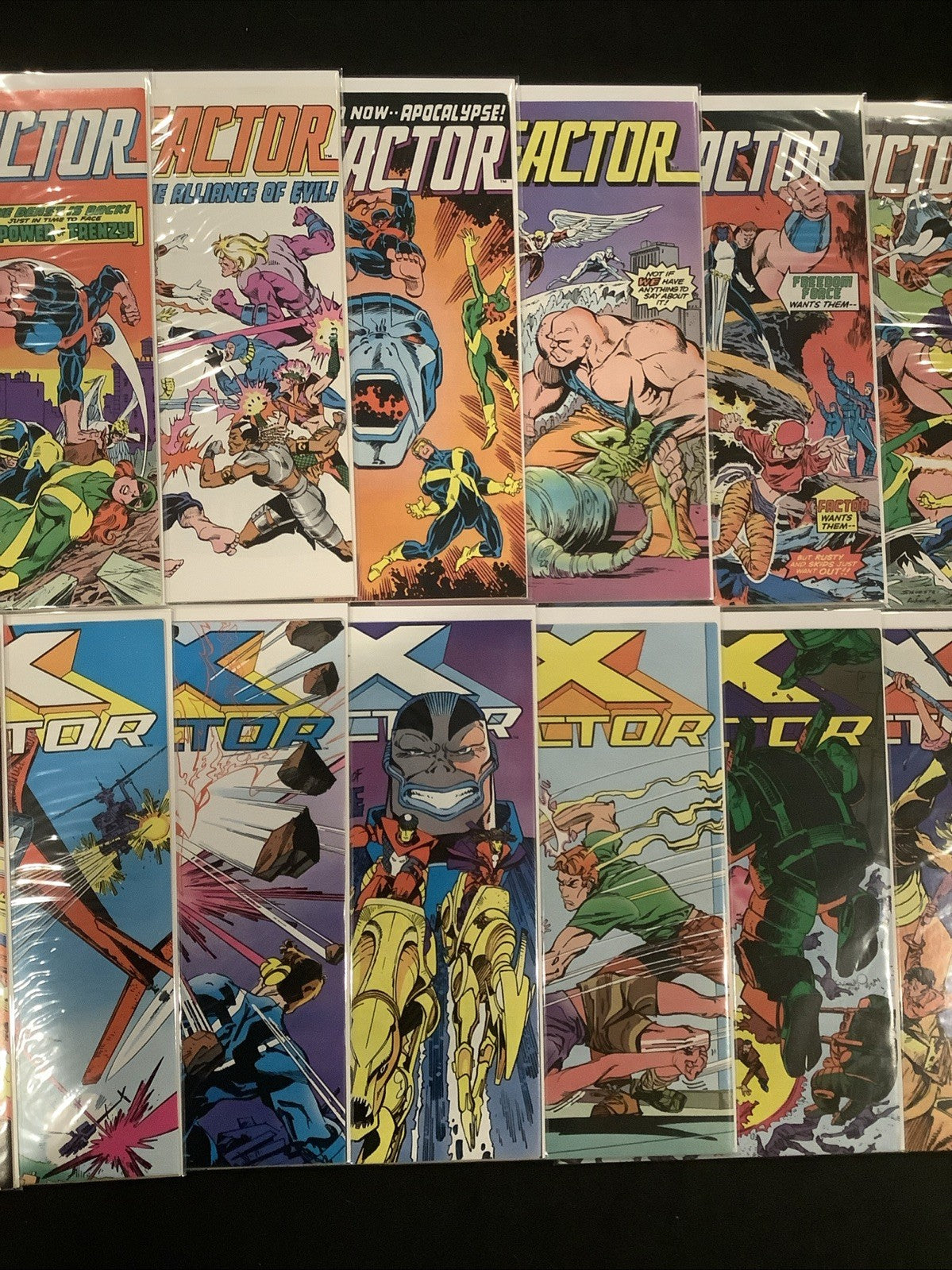 X-Factor #1-26 Comic Lot, 1st Cameo And Full Appearance Of Apocalypse, Marvel