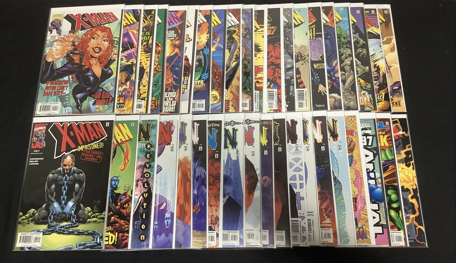 X-Man Complete Comic Series, #1-75, #-1, Annuals #1-3, All Saints Day One-Shot