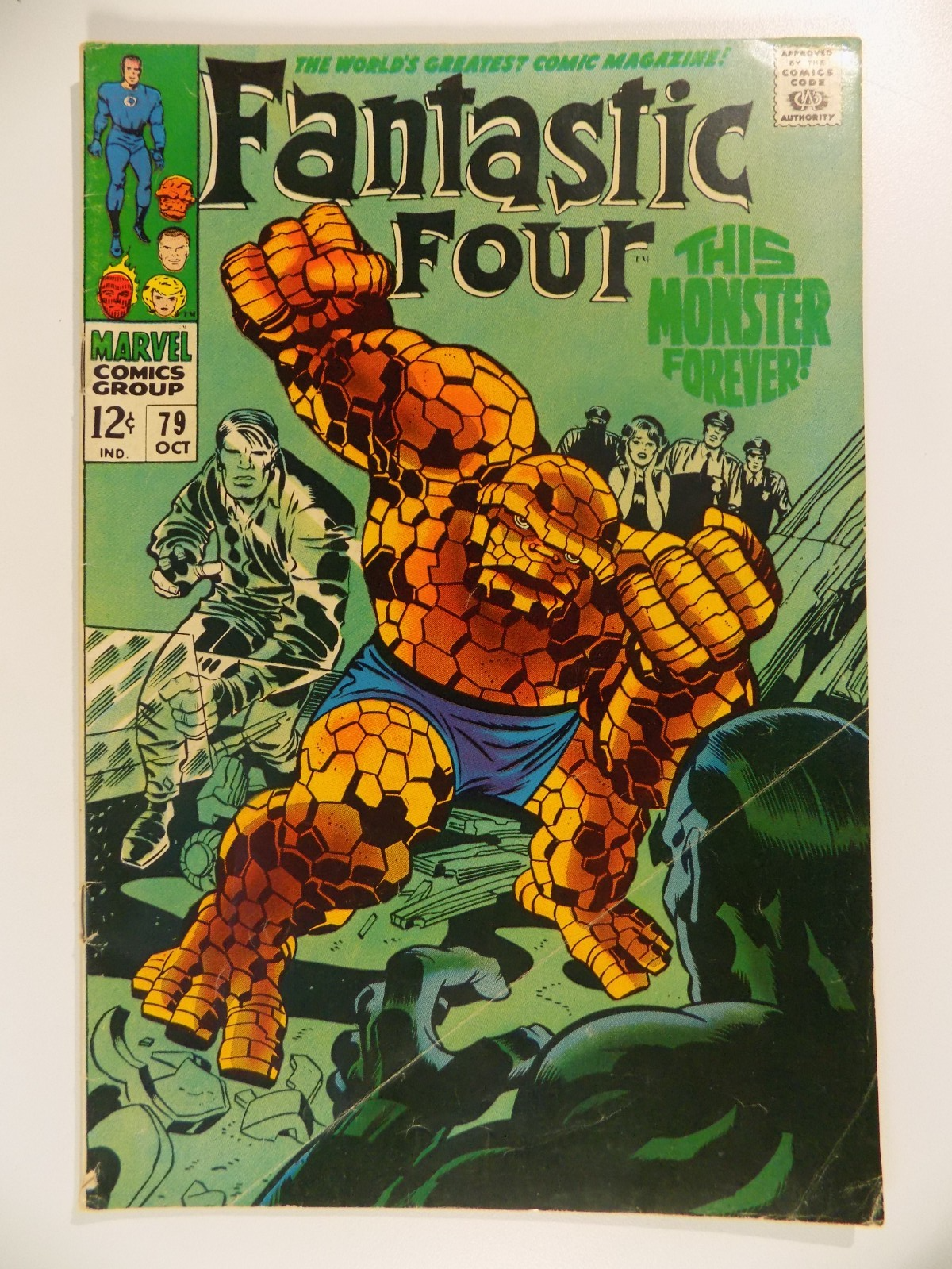 Fantastic Four #79 Marvel Comic October 1968 Fine-